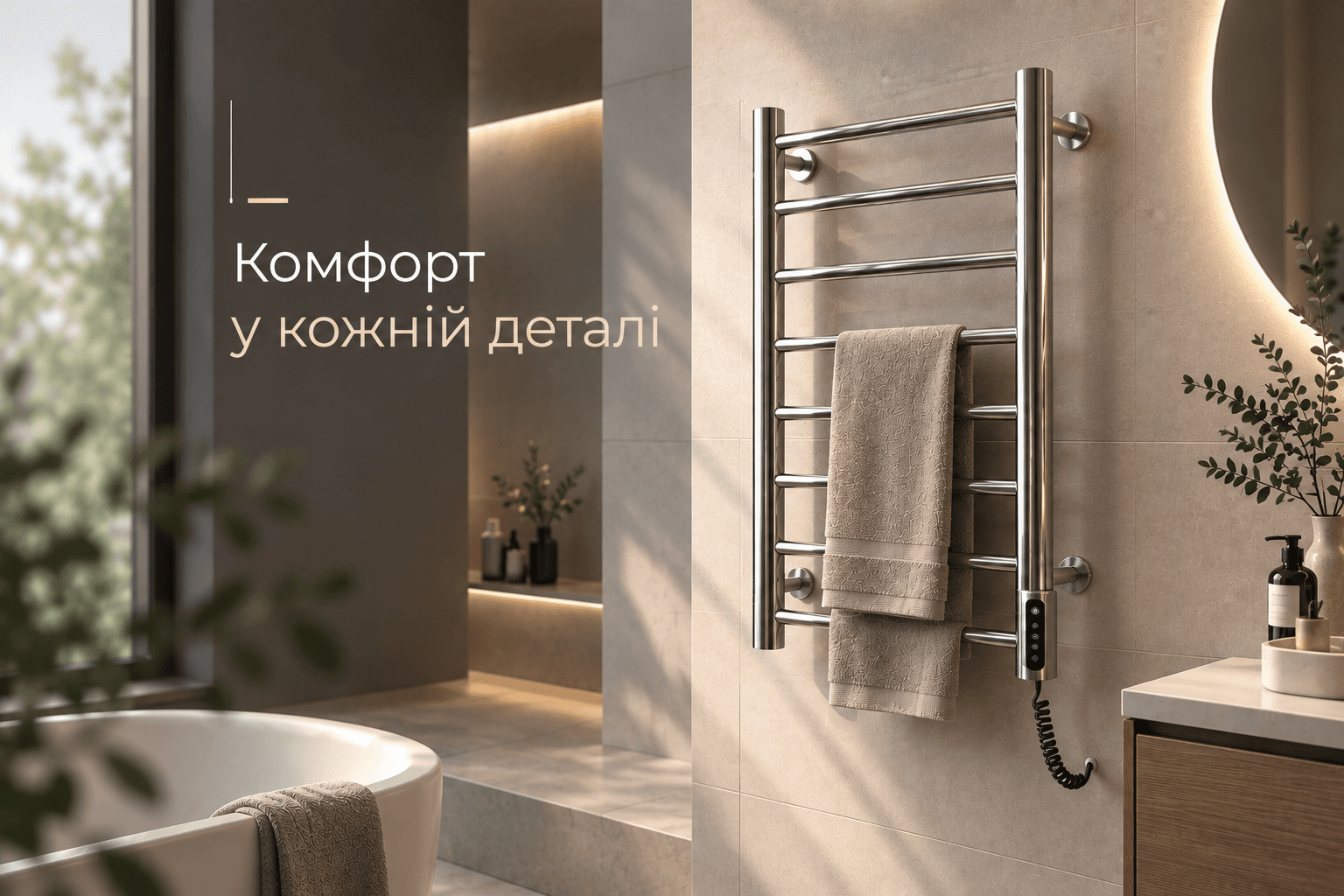 Як правильно вибрати рушникосушарку для ванної: 5 параметрів, які варто врахувати