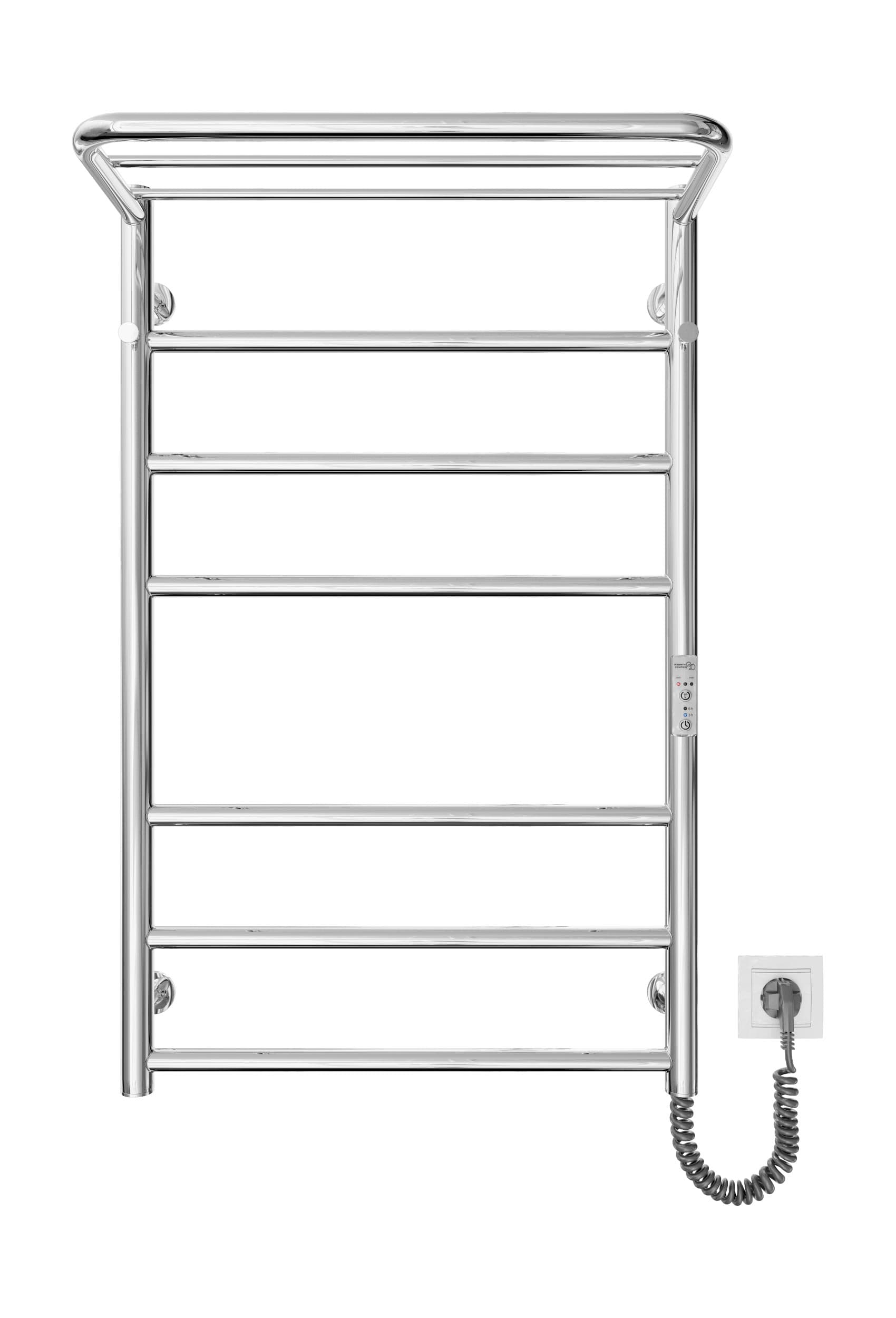 Електрична рушникосушарка Home-I 770х530/240 TR K (Чорний мат) — Фото 2 з 4