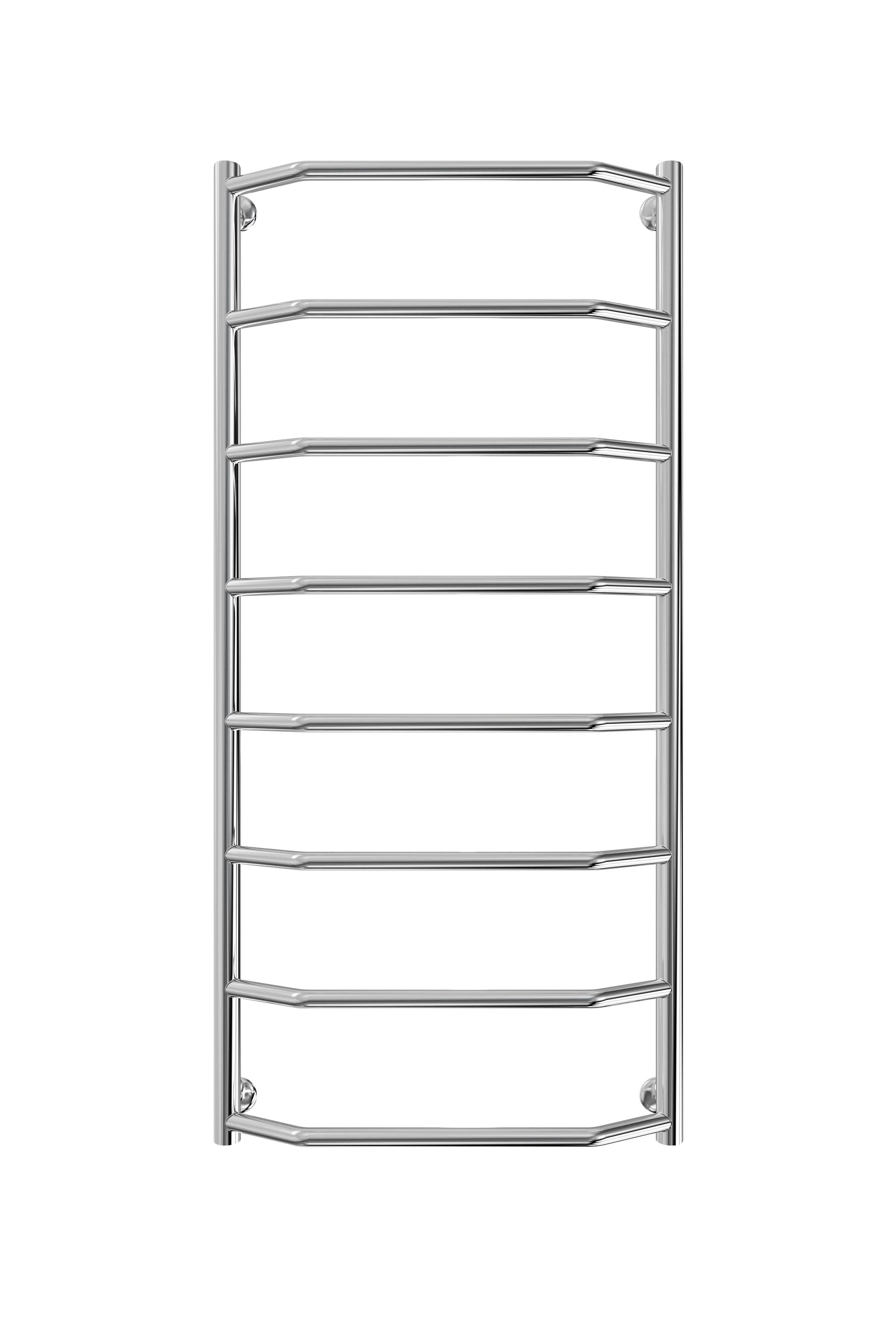 Водяна рушникосушарка Inox Трапеція 1170х530/500 (Чорний мат) — Фото 2 з 4