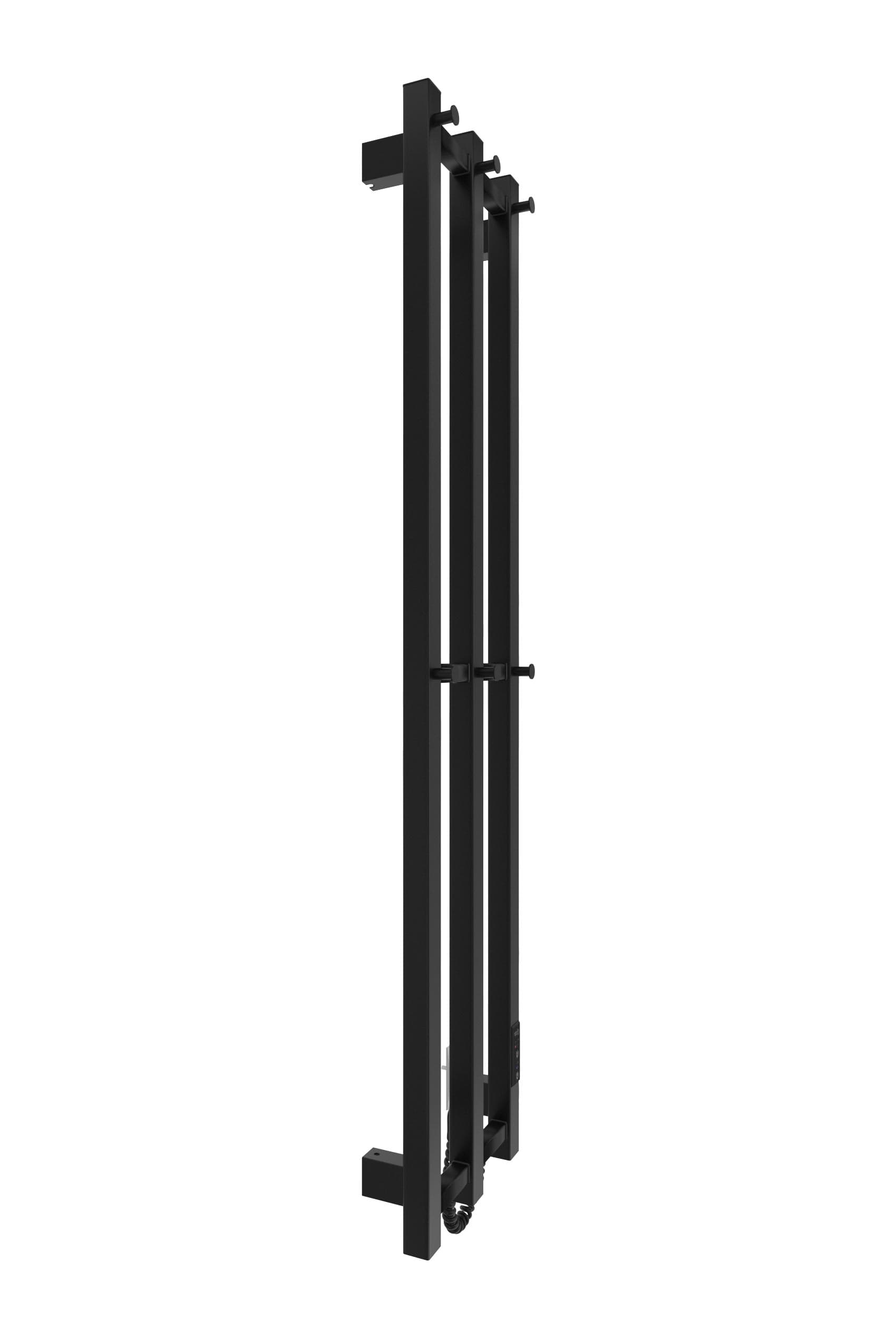 Електрична рушникосушарка HF Slim 1170х250 чорний мат — Фото 3 з 5