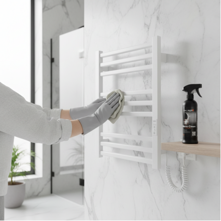 Как ухаживать за полотенцесушителем