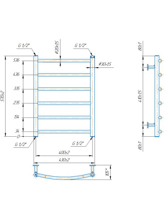 INOX Классик 570х430/400 preview