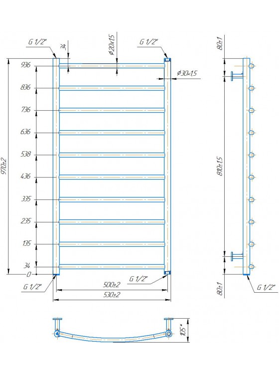 INOX Классик 970х530/500 preview