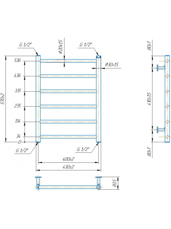 INOX Флэт 570х430/400 preview
