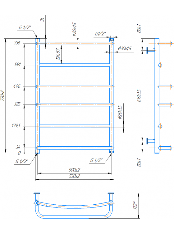 INOX Люкс HP 770х530/500 preview
