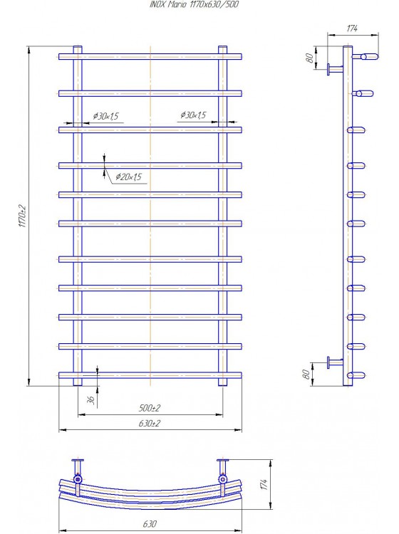 INOX Марио 1170х630/500 preview