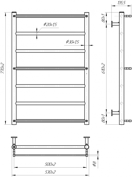 INOX Одиссей 770х530/500 preview
