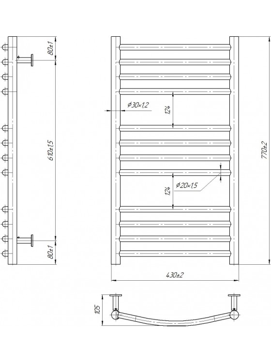 INOX Феникс 770х430/400 preview