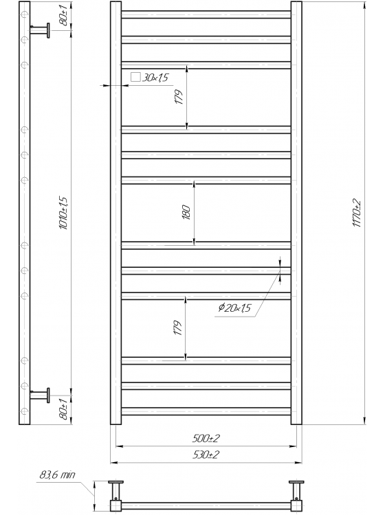 INOX Премиум Класік 1170х540/500 preview
