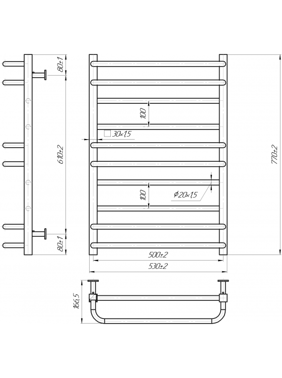 INOX Премиум Люкс 770х540/500 preview