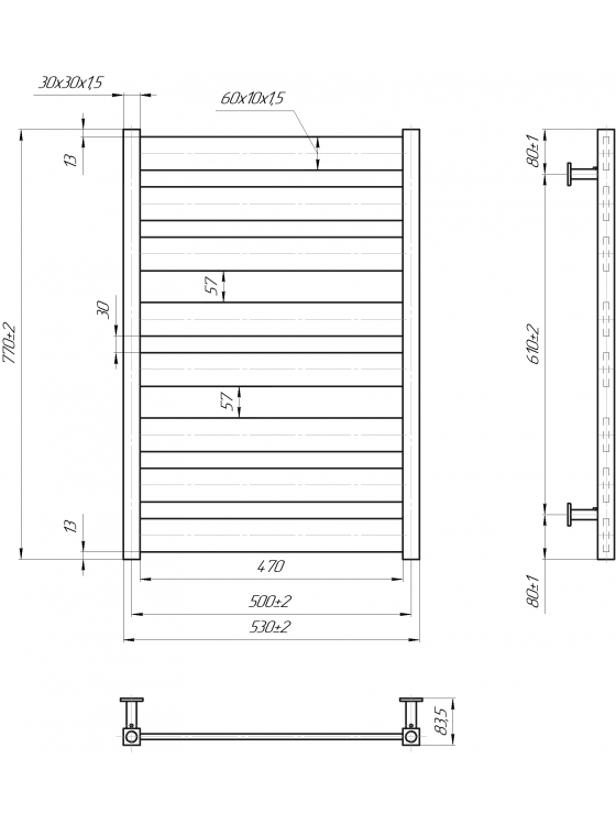 INOX Санти 770х530/500 preview