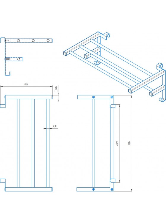 Полка Inox 520x284 preview