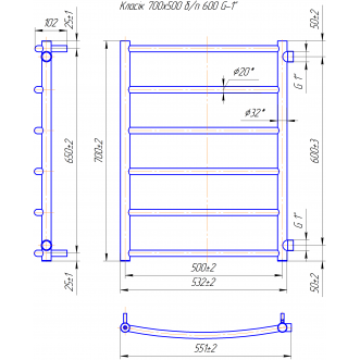 Класік 700х550/600 Б/П 1 Класік 700х550/600 Б/П 1