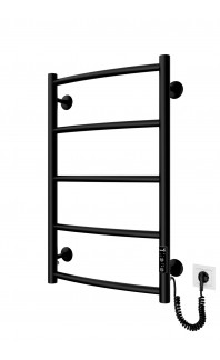 Електрична рушникосушарка Класік  НР-I 650х430/75 TR К чорний мат