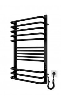 Електрична рушникосушарка Гера-Люкс-I 800х500/170 TR К чорний мат