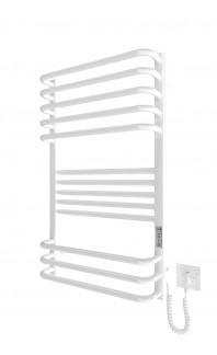 Електрична рушникосушарка Гера-Люкс-I 800х500/170 TR К білий глянець