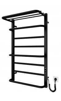 Електрична рушникосушарка Люксор-I  800х500/290 TR К чорний мат