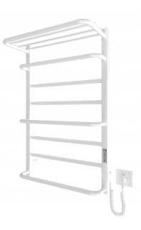 Електрична рушникосушарка Люксор-I  800х500/290 TR К білий глянець