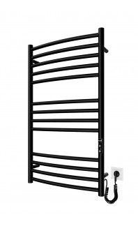 Електрична рушникосушарка Фенікс-I 830х500/100 TR К чорний мат