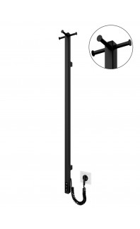 Електрична рушникосушарка Рей Кубо-І 1100х30/130 TR чорний мат