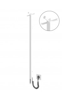 Електрична рушникосушарка Рей Кубо-І 1100х30/130 TR білий глянець