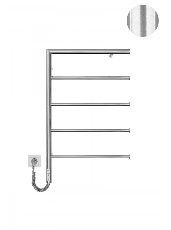 Електрична рушникосушарка Romeo-І 770х530/80 ТR лівий покриття сатин preview