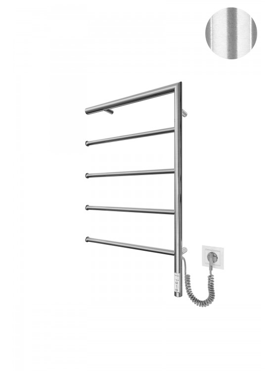 Електрична рушникосушарка Romeo-І 770х530/80 ТR правий покриття сатин preview