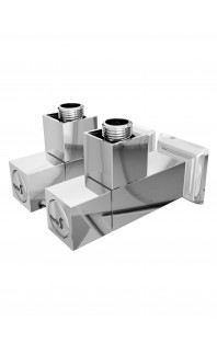 Кран угловой квадрат, G1/2″ комплект 2шт