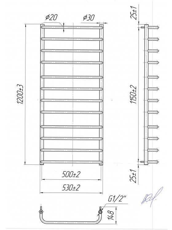 Стандарт 1200х530/500 preview