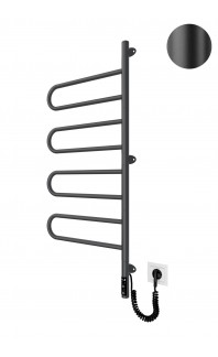 Електрична рушникосушарка Тристар-I 1000х445/55 TR чорний мат