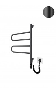 Електрична рушникосушарка Тристар-I  600х445/55 TR чорний мат