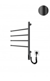 Електрична рушникосушарка Веєр-I  600х445/55 електр. TR чорний мат