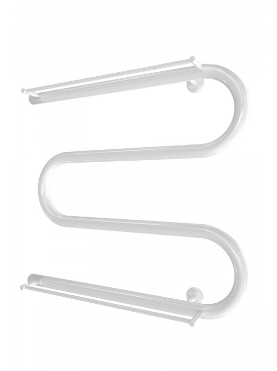 Електрична рушникосушарка Змійка 30  530х600/500 + полички білий мат preview