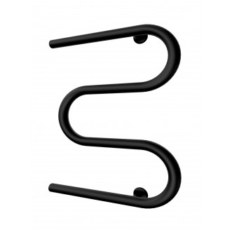 Электрический полотенцесушитель Змейка 25  525х400/500 черный мат