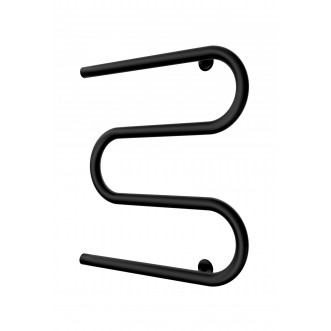 Электрический полотенцесушитель Змейка 25  525х500/500 черный мат