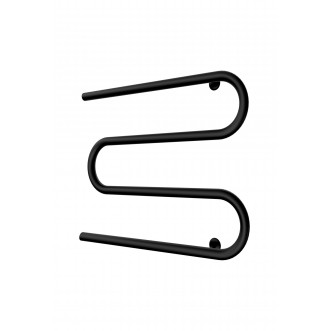 Електрична рушникосушарка Змійка 25 525х700/500 чорний мат Електрична рушникосушарка Змійка 25 525х700/500 чорний мат