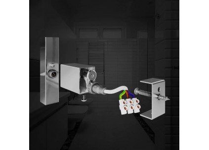 Електрична рушникосушарка з прихованим підключенням