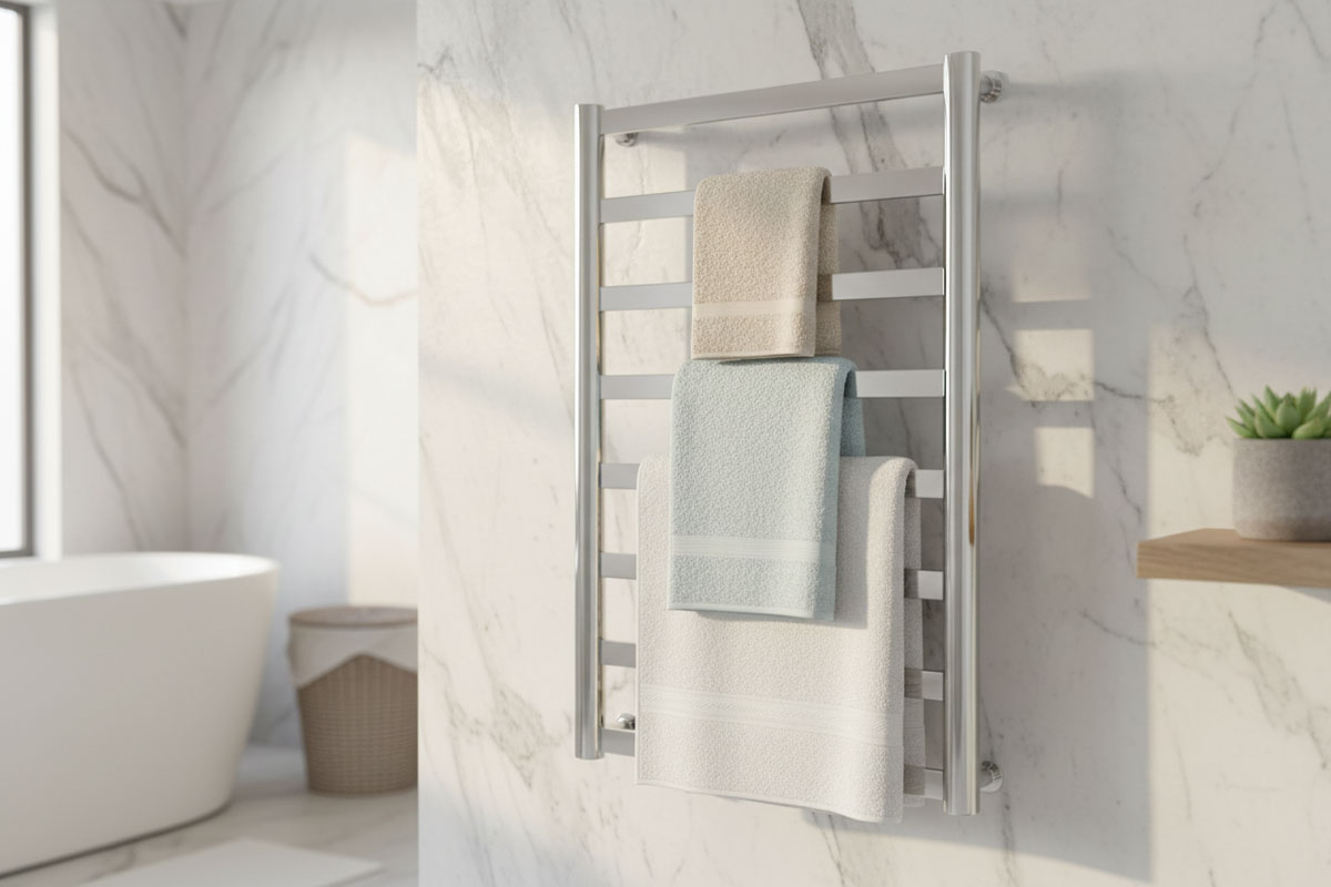 висота сушки для рушників від підлоги