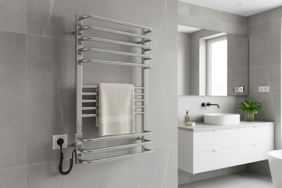 заміна водяного рушникосушки на електричну