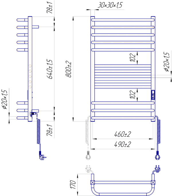 Гера-Люкс-I 800х500 TR K таймер-регулятор - Зображення 3