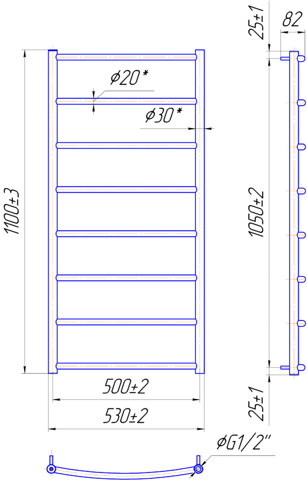 Классик HP 1100x530/500 — изображение 2