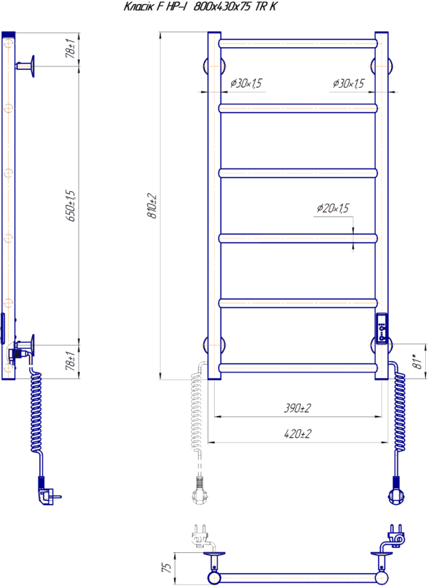 Класік F НР-I  800х430/75 TR K - Зображення 5