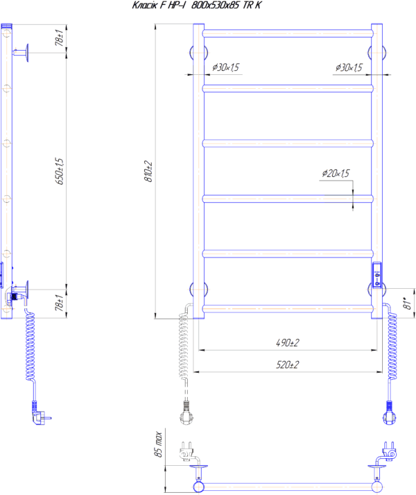 Класік F НР-I  800х530/75 TR K - Зображення 5