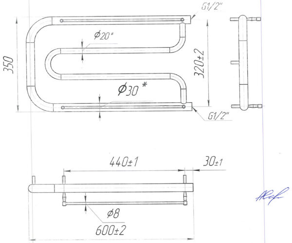 Фокстрот  350х600/320