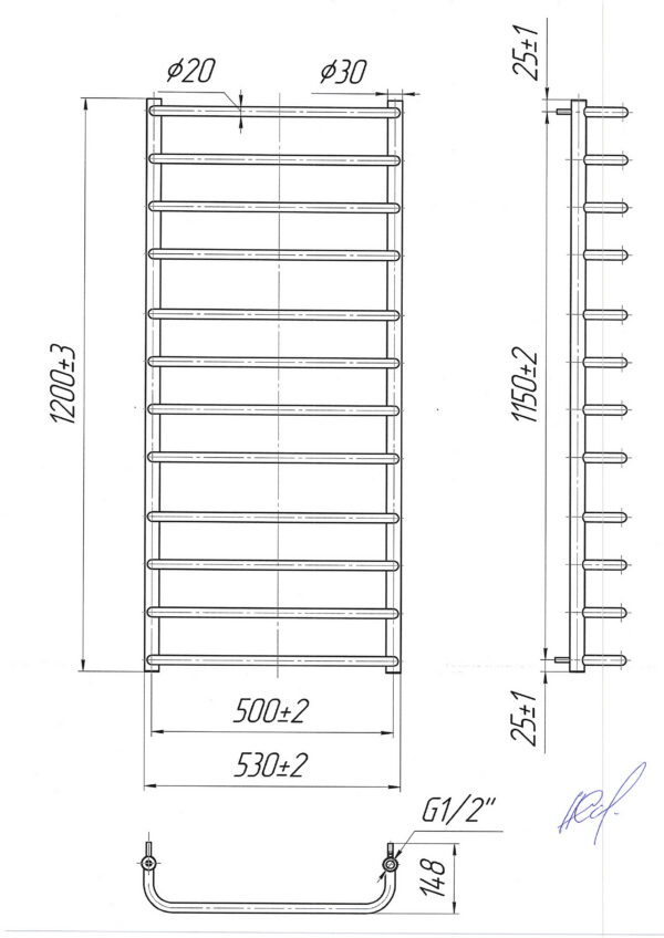 Стандарт 1200х530/500 - Зображення 2