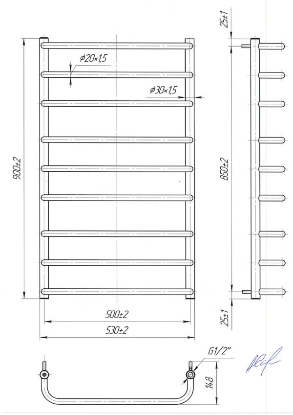 Стандарт  900х530/500 - Зображення 2